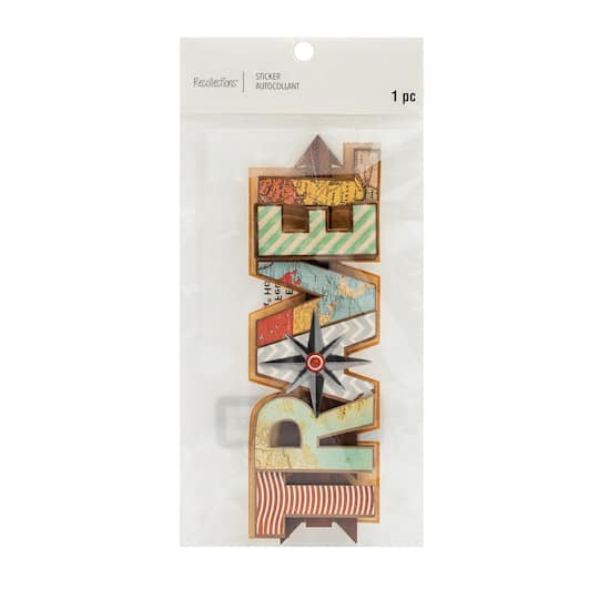 Travel Dimensional Sticker by Recollections™